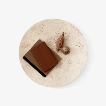 Travertine plate SC55 - Ø50 cm - &Tradition