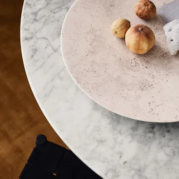 Travertine plate SC55 - Ø50 cm - &Tradition