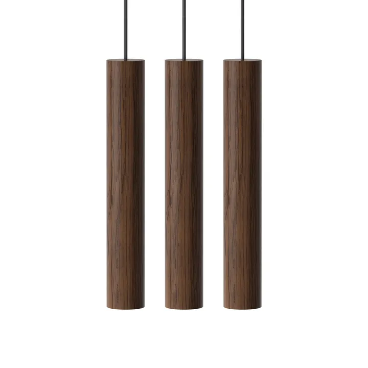 3 Chimes lamp - dark oak - Umage