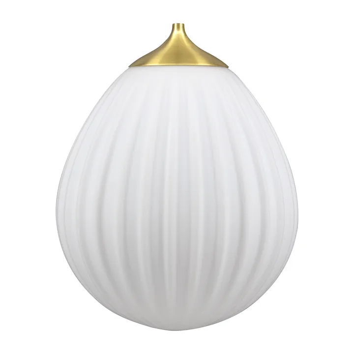 Around The World lamp shade pendant lamp white - Brushed brass - Umage