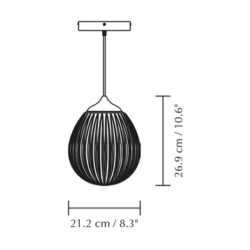 Around The World pendant mini - White - Umage