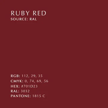 Asteria floor lamp - ruby red - Umage