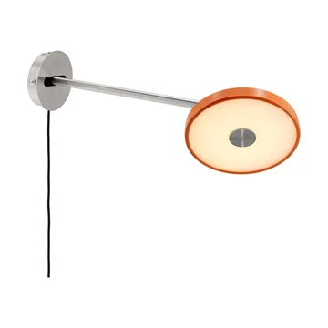 Asteria Wall wall lamp - Long, Nuance orange-chrome - Umage
