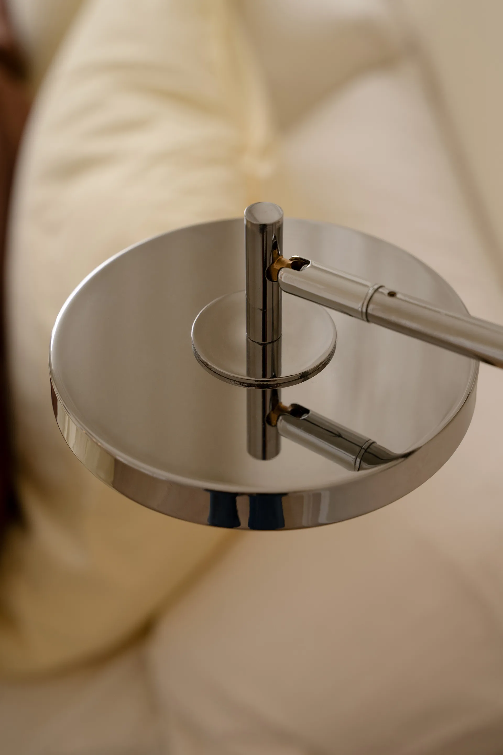 Asteria Wall wall lamp, Long, Polished steel Umage