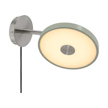 Asteria Wall wall lamp - Short, Nuance olive-chrome - Umage