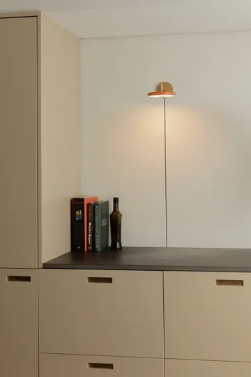 Asteria Wall wall lamp - Short, Nuance orange-brass - Umage