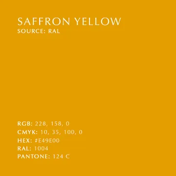 Butterflies hook medium - Saffron yellow - Umage
