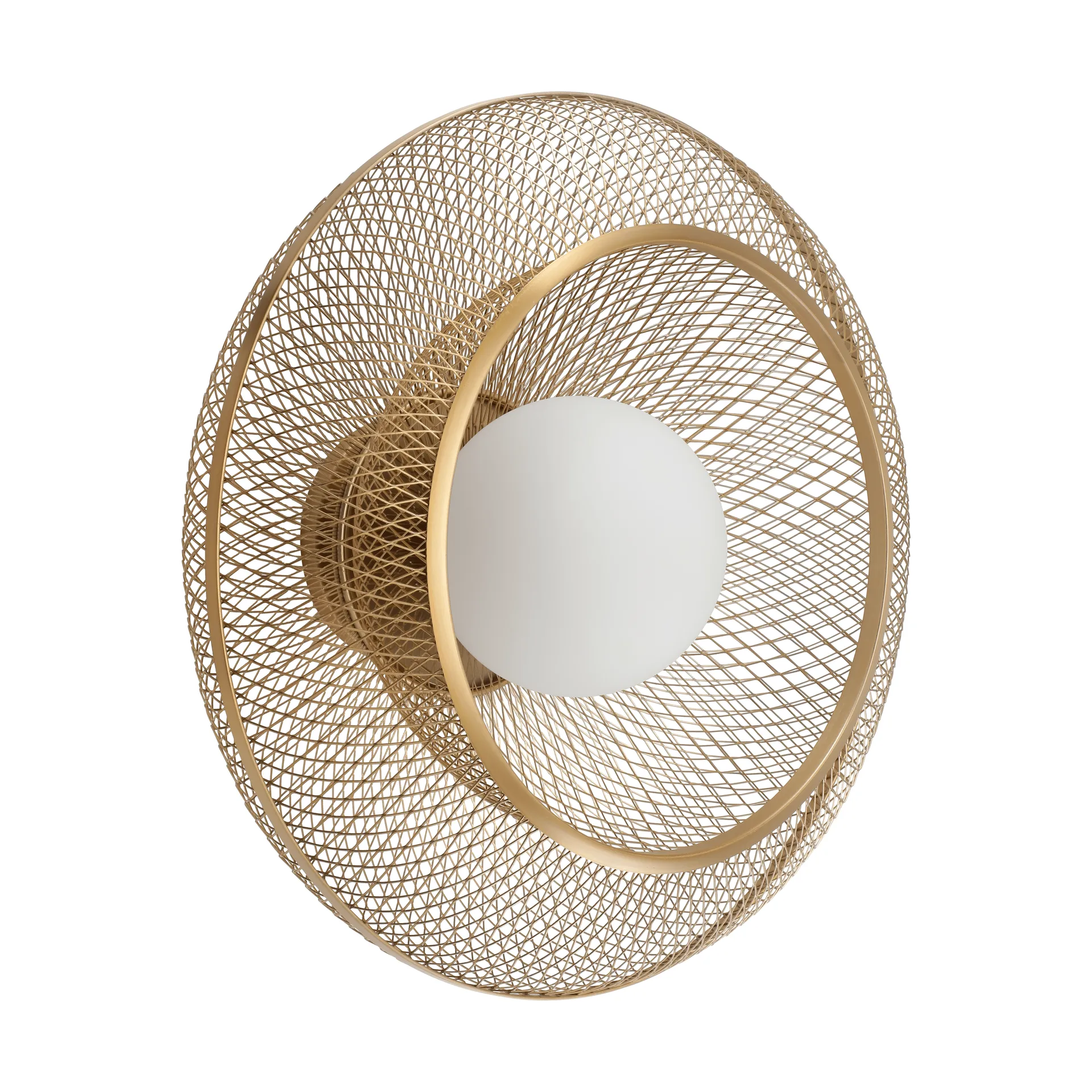 Faraday Up medium ceiling light, Brushed Brass Umage