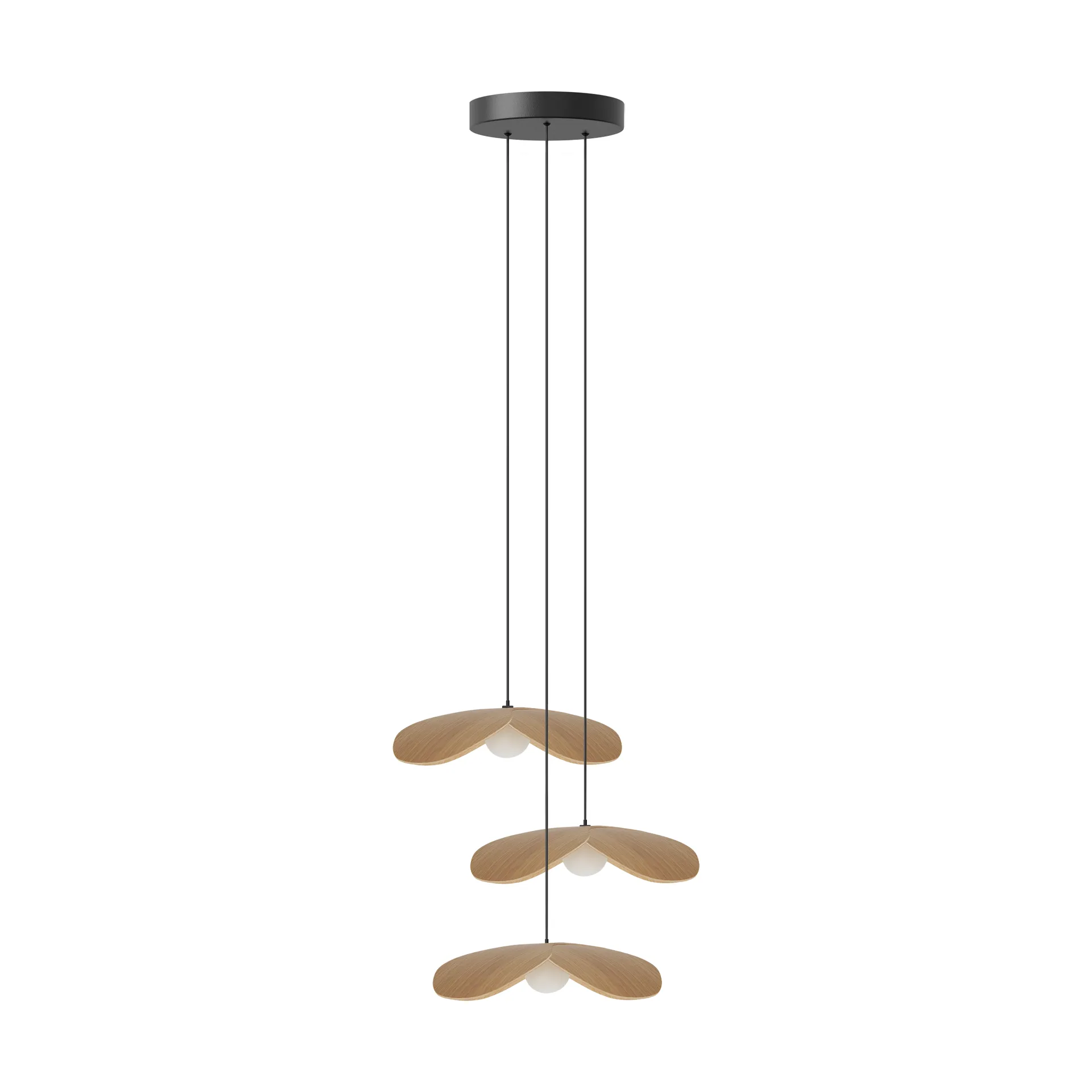 Forget Me Not pendant medium, Oak-cluster 3 Umage