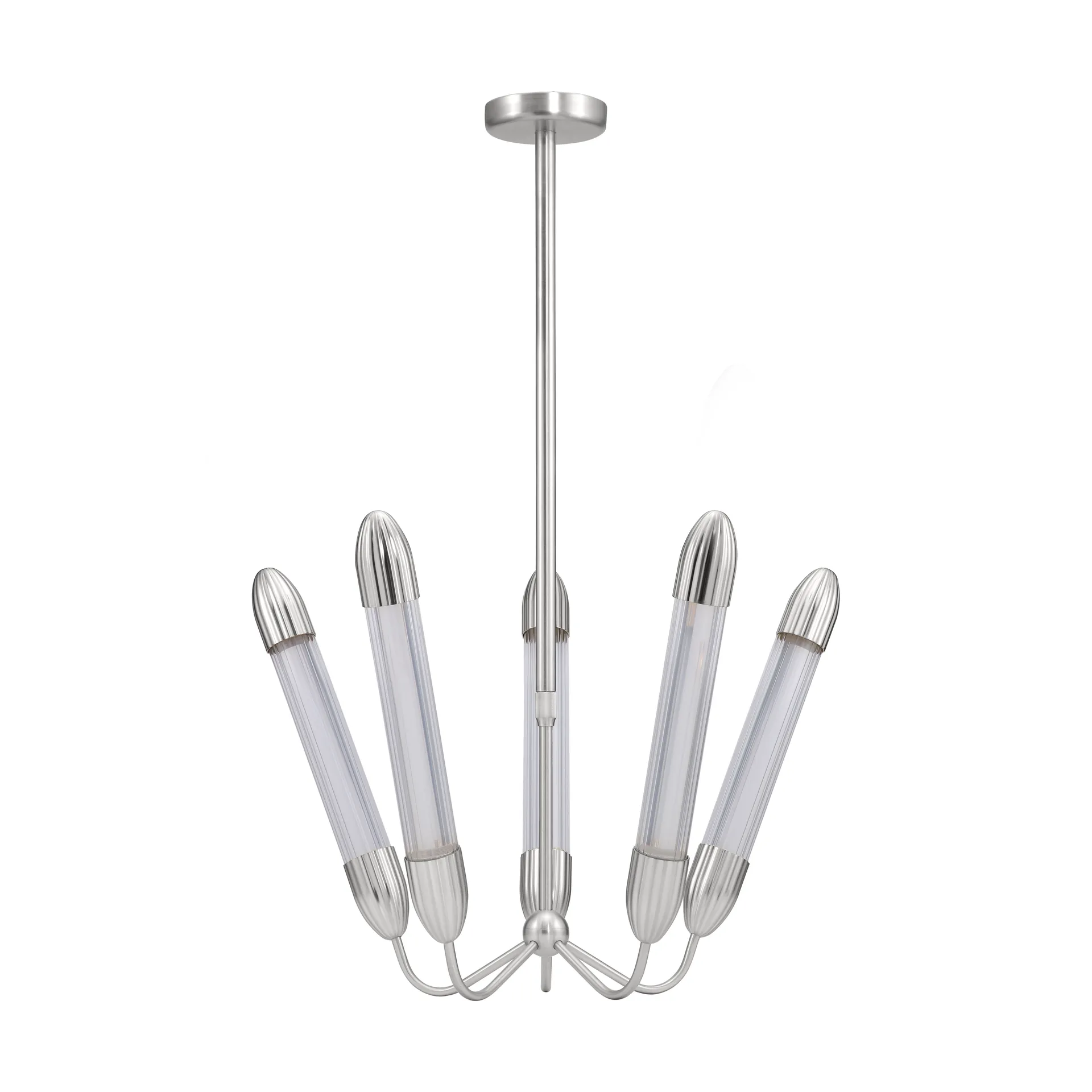 Lemon Squeeze Penta short ceiling lamp, Polished steel Umage