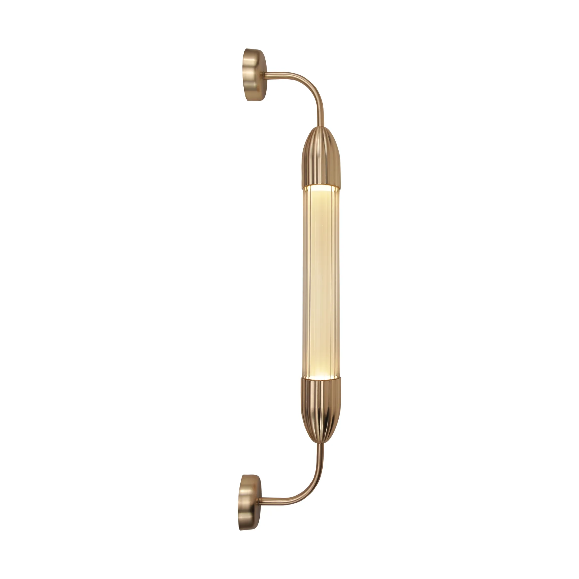 Lemon Squeeze Wall short wall lamp, Single plated brass Umage