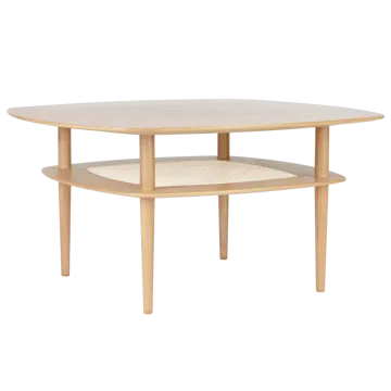 Together Smooth Square coffee table 100x100 cm - Oak - Umage