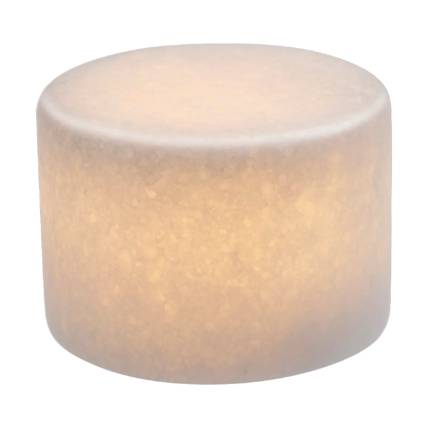 Marble table candle, White silk matte, Ø8x6 cm Unison Marble table candle, White silk matte, Ø8x6 cm Unison