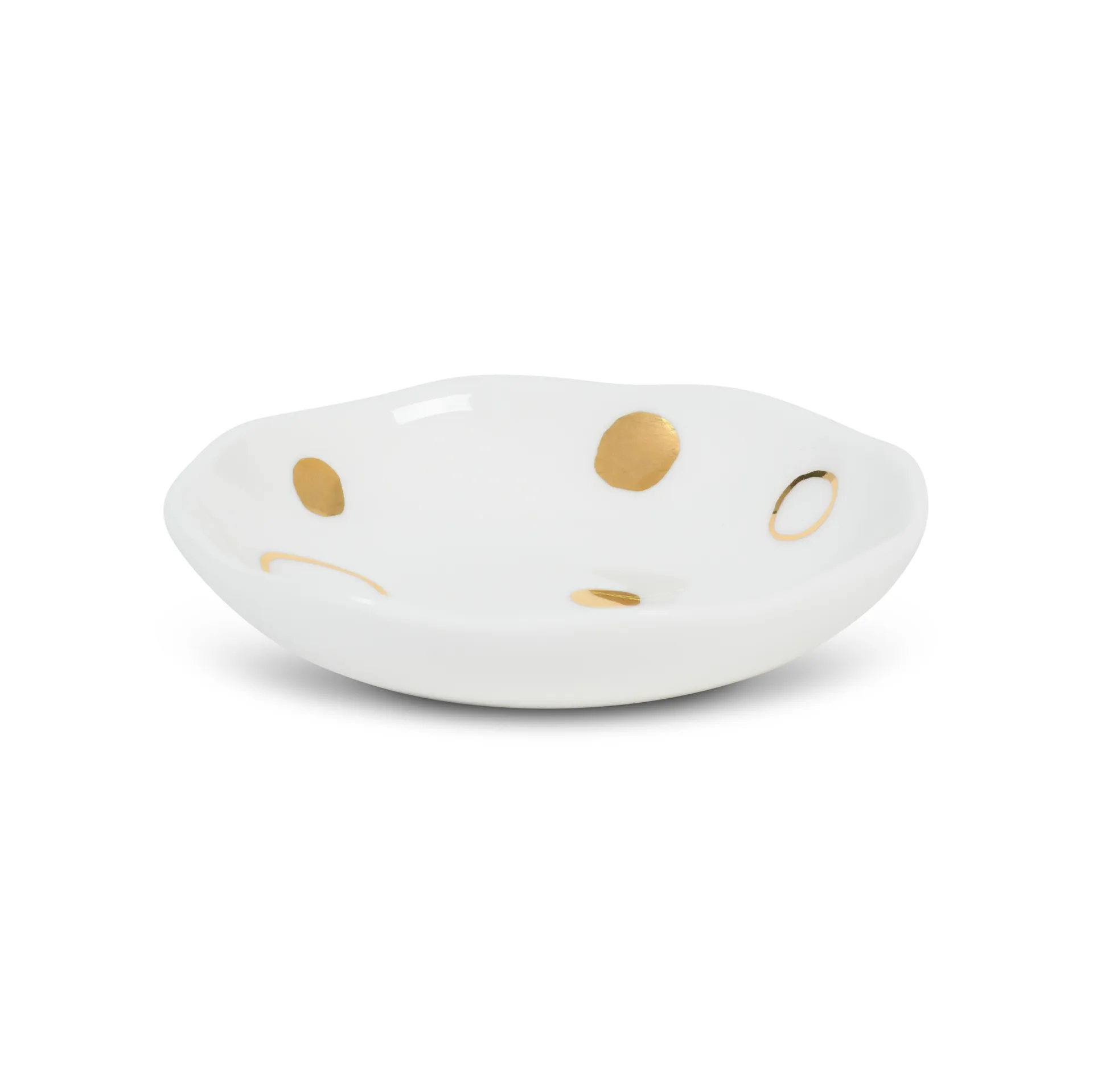 Good Morning saucer 10x10.5 cm gold, circle gold URBAN NATURE CULTURE