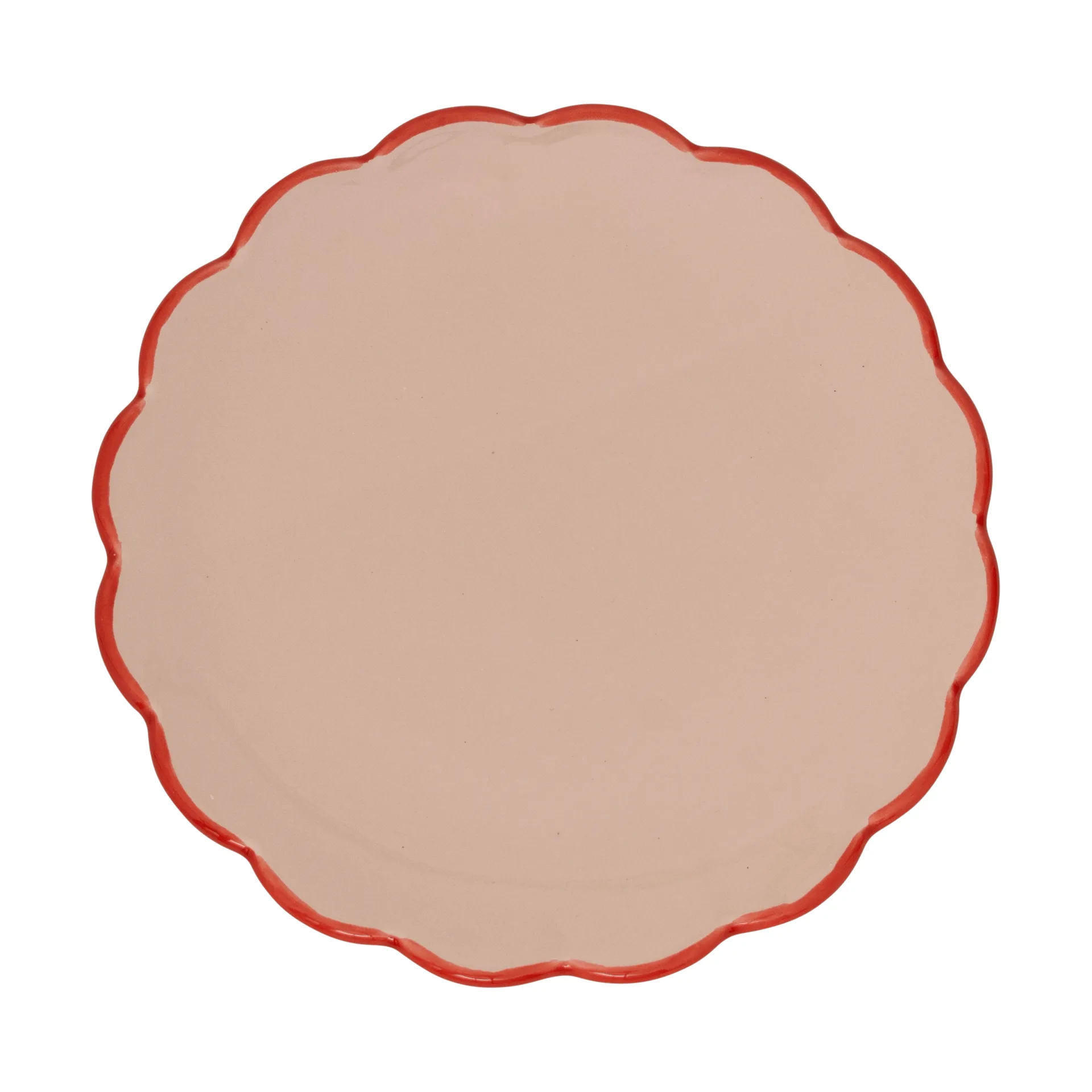 Good Morning sculpted plate, Old pink URBAN NATURE CULTURE