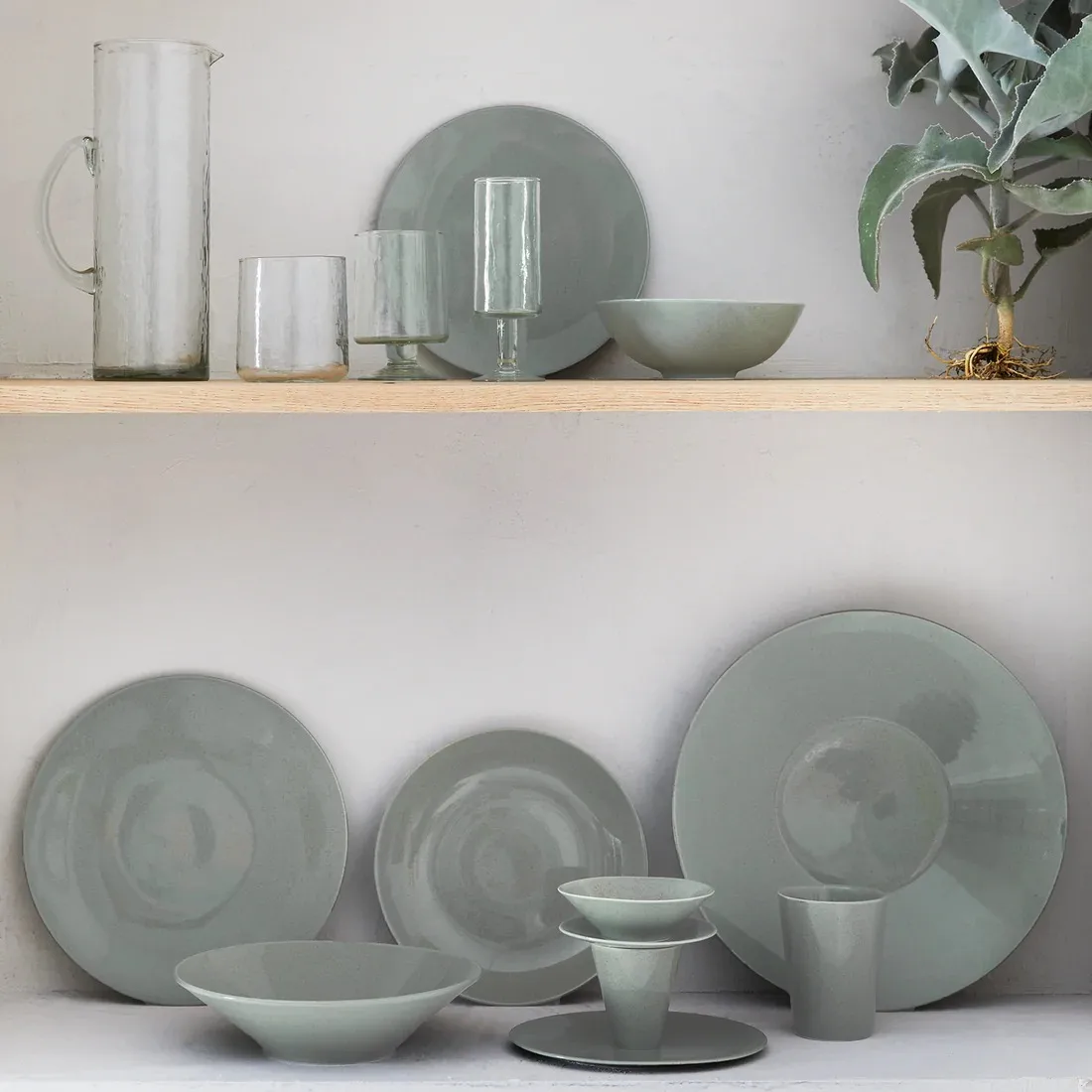 Ogawa small plate Ø19.5 cm, Sea grass URBAN NATURE CULTURE