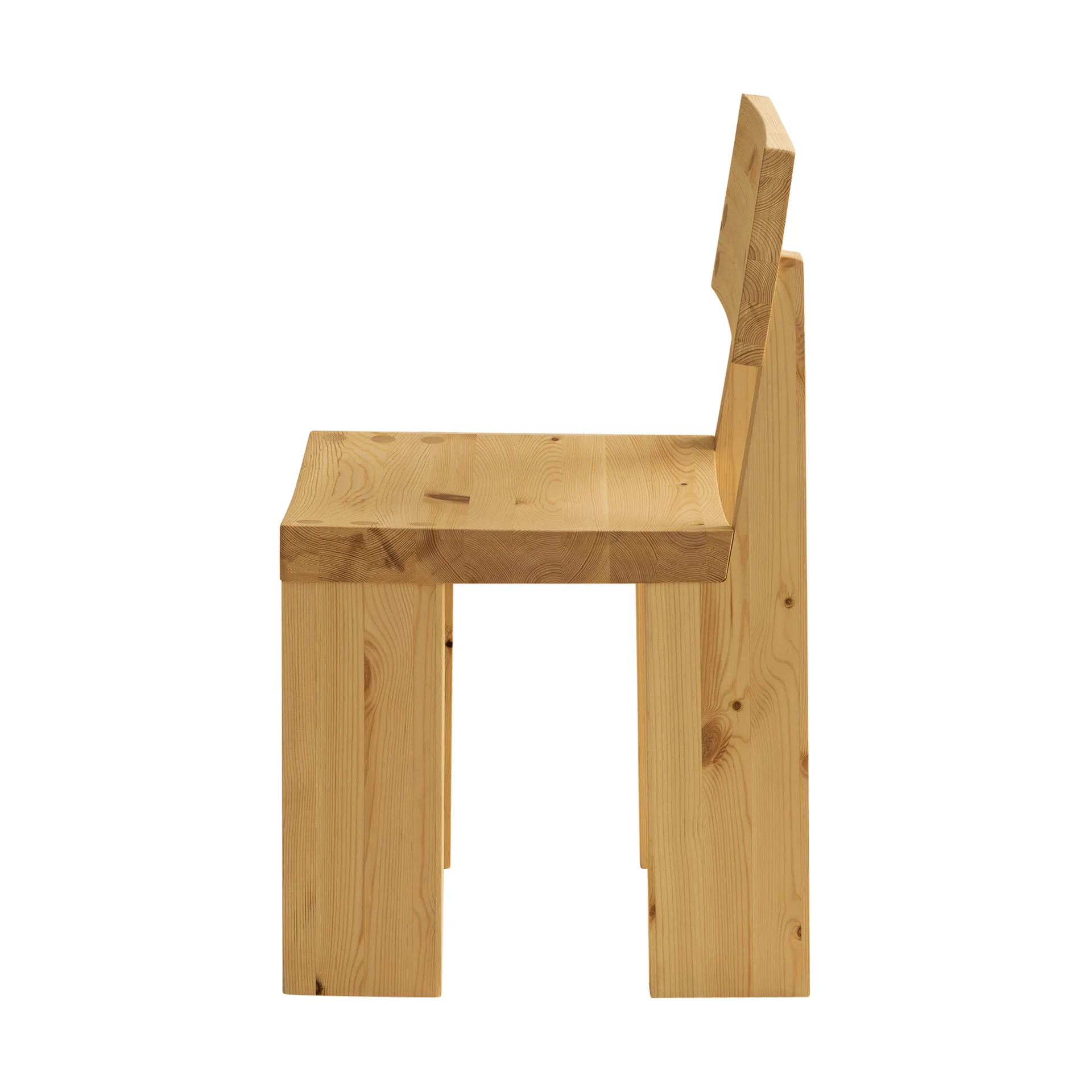 001 Dining Chair chair, Matte oil-waxed pine Vaarnii