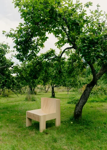 005 Lounge Chair lounge chair - Matte oil-waxed pine - Vaarnii