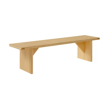 012 Kolmio Bench bench - Matte oil-waxed pine, 176x42x45 cm - Vaarnii