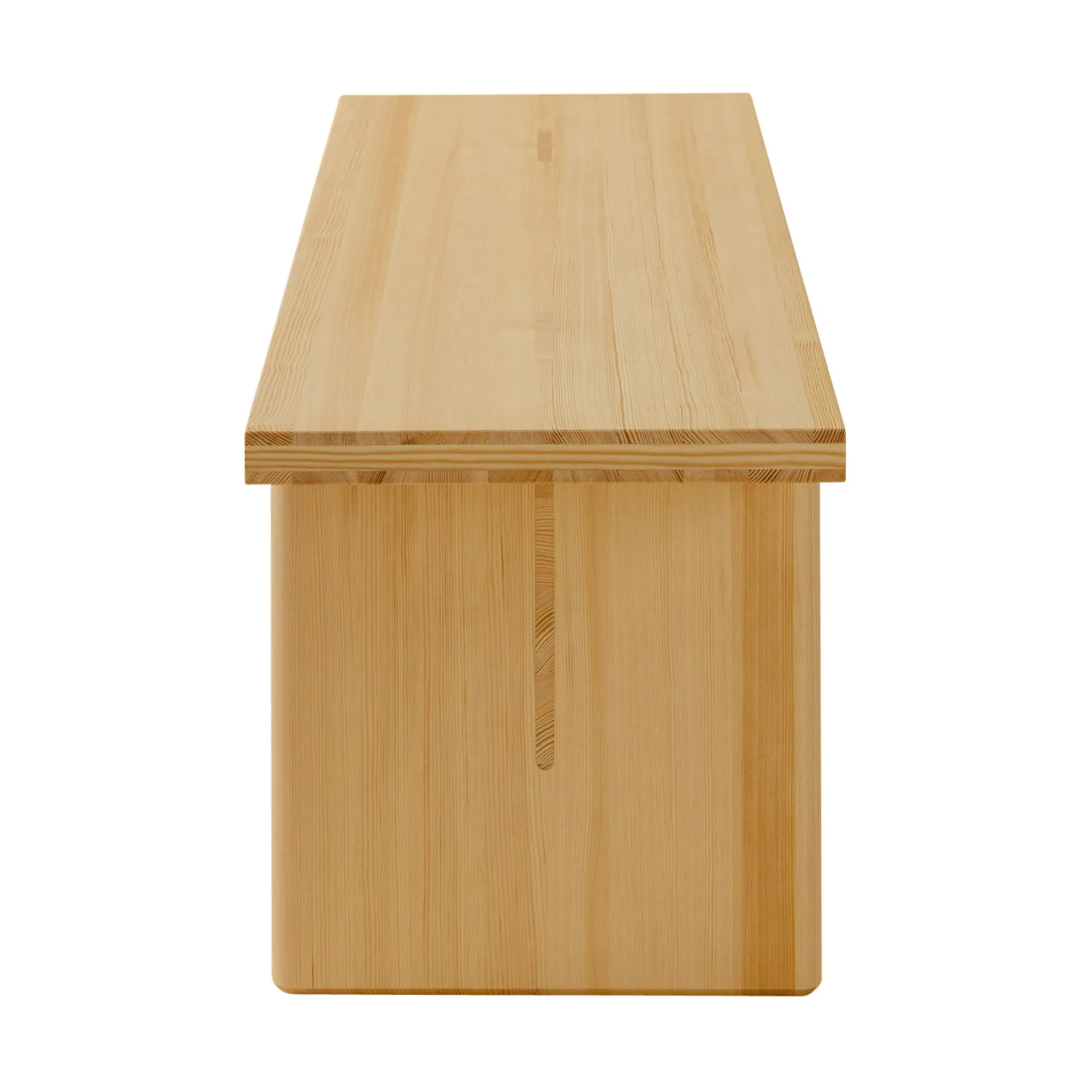 012 Kolmio Bench bench, Matte oil-waxed pine, 176x42x45 cm Vaarnii