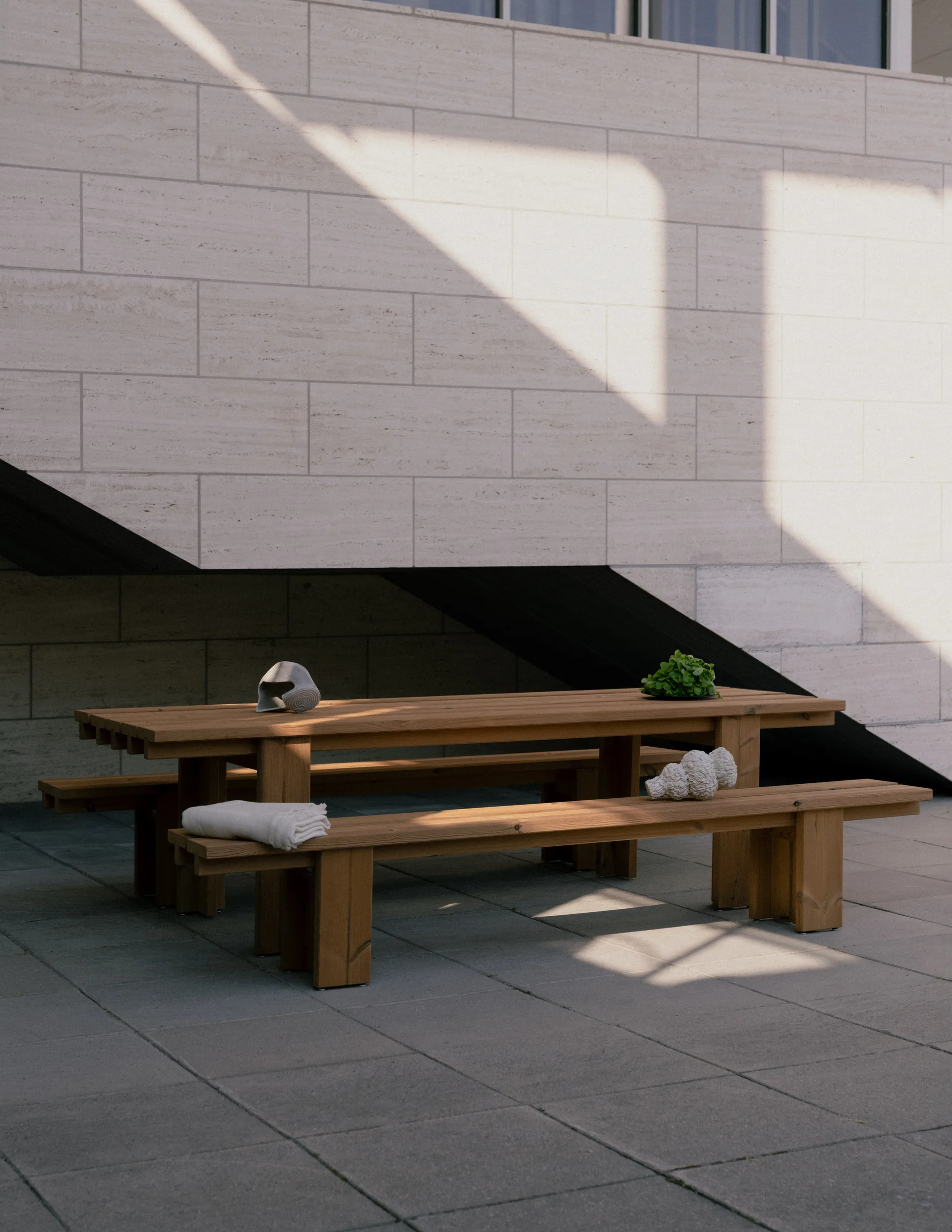 013 Osa Outdoor Bench bench, Thermally treated pine, 182x37x49 cm Vaarnii