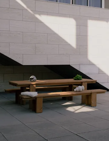 013 Osa Outdoor Table - Thermally treated pine, 182x75x78 cm - Vaarnii