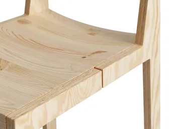 016 Maasto Dining Chair chair - Matte oil-waxed pine - Vaarnii
