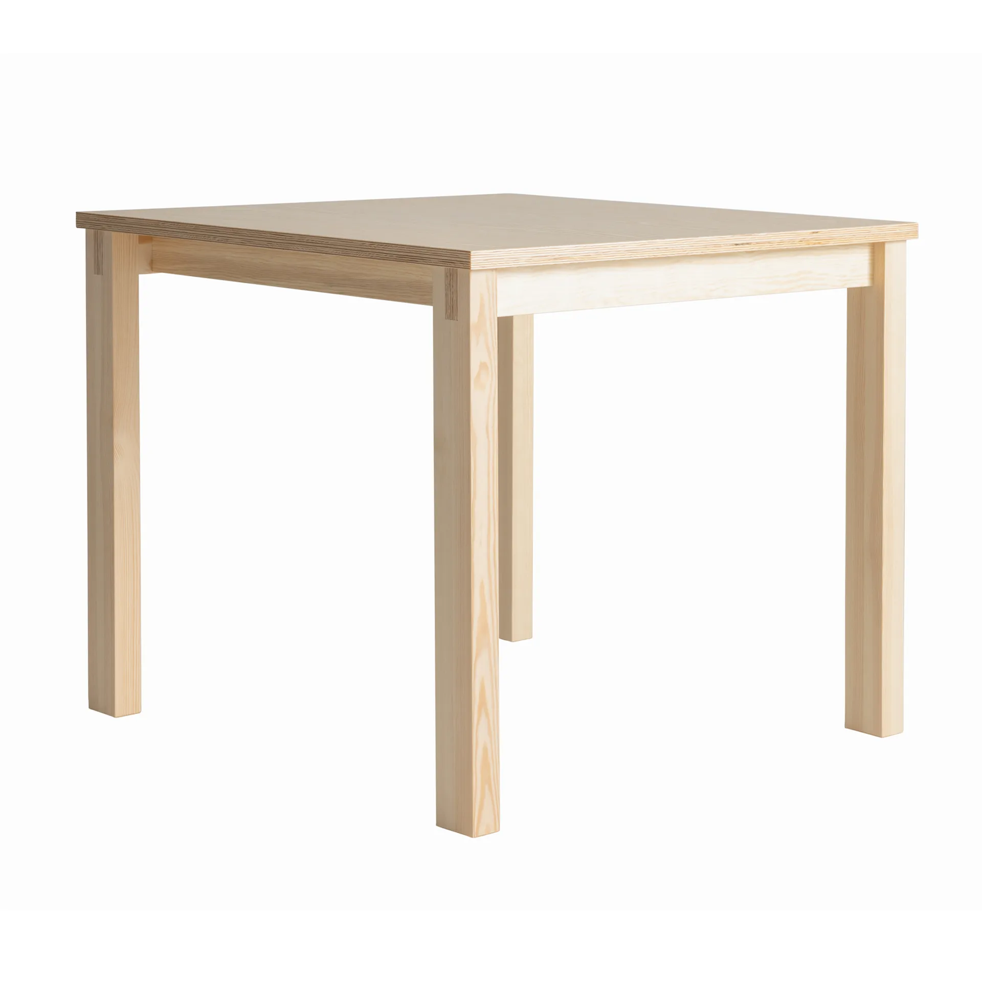 016 Maasto Table, Matte oil-waxed pine, 120x120x75 cm Vaarnii