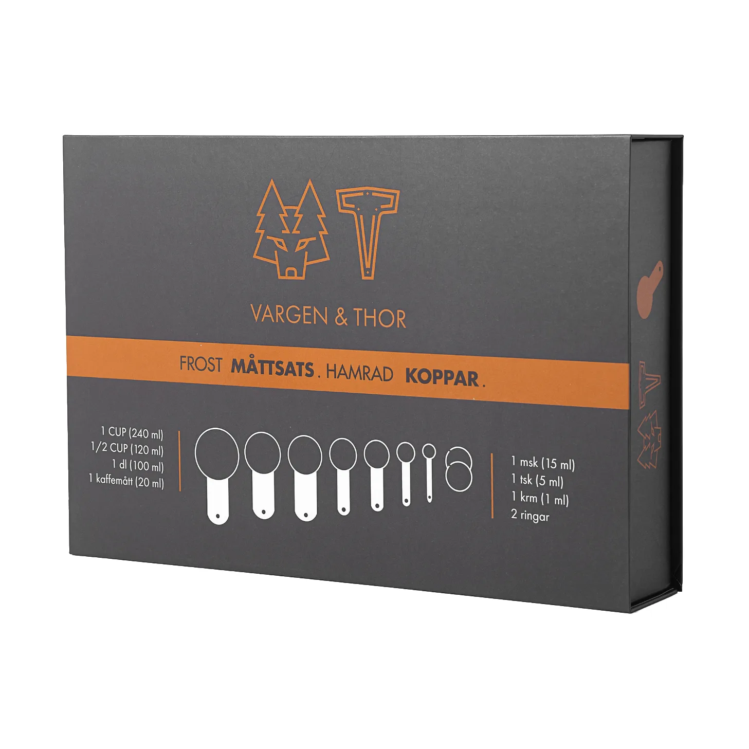 Frost measuring set, Cups, 7 pieces Vargen & Thor