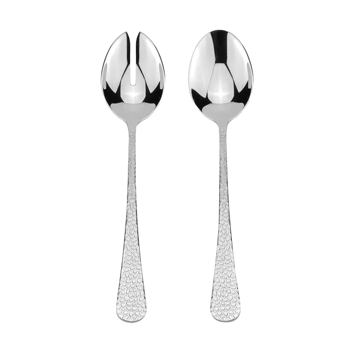 Frost salad servers - Grey base, 2 pieces - Vargen & Thor