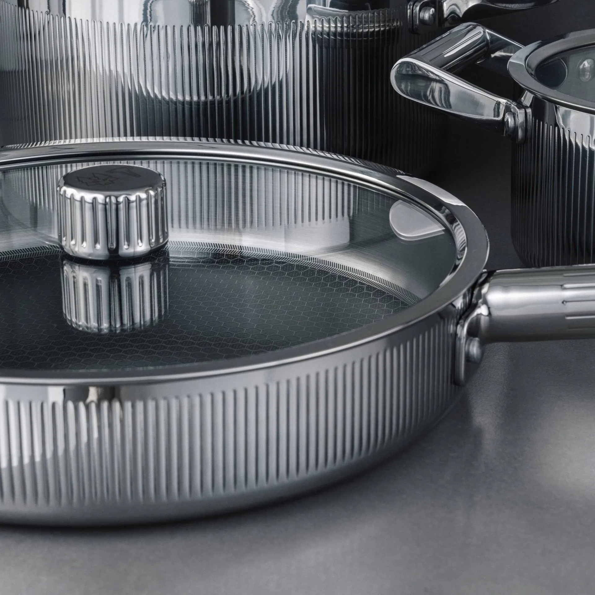 Glima sauté pan, Stainless steel, Ø28 cm Vargen & Thor