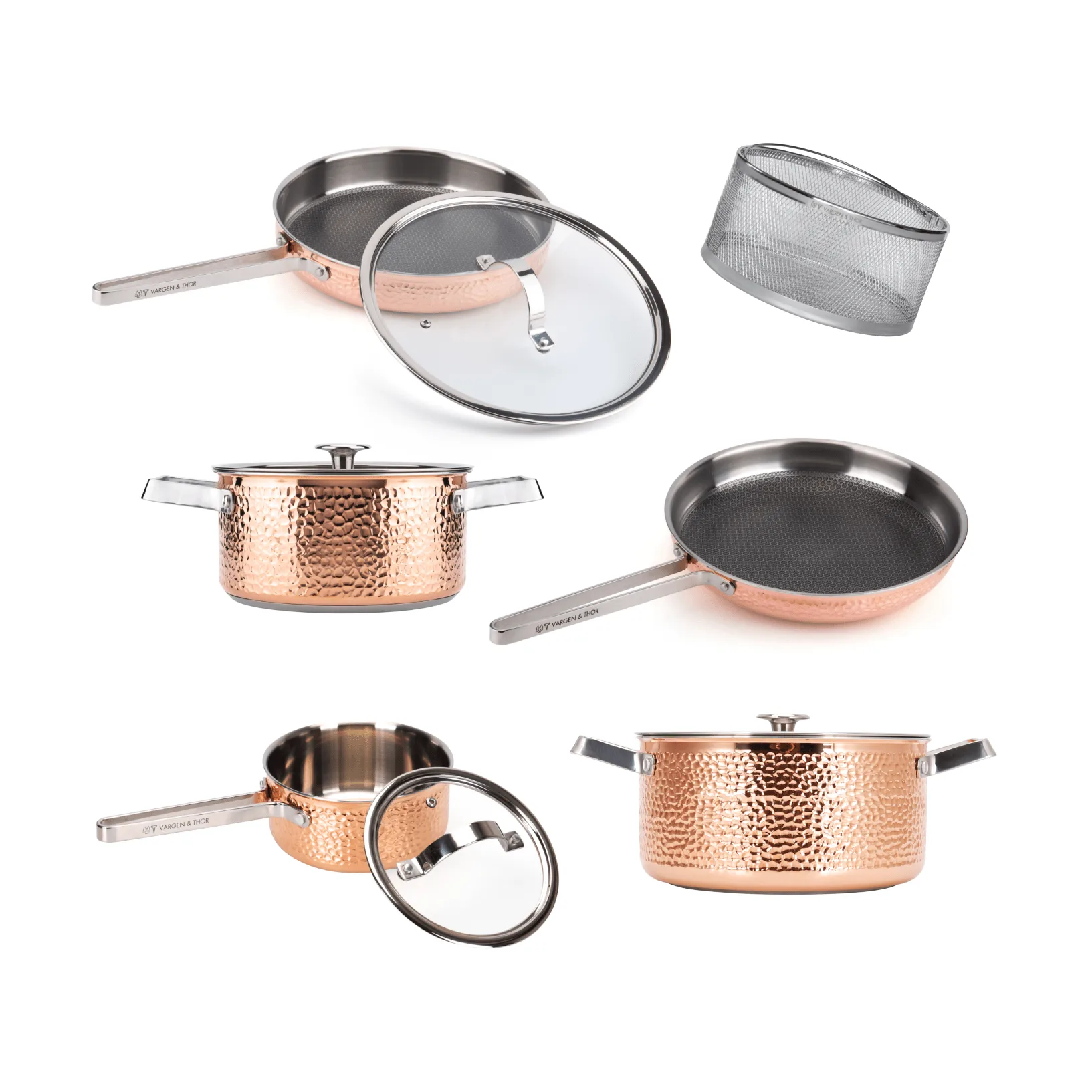 Mjölner cookware set, Cups, XL, 10 pieces Vargen & Thor
