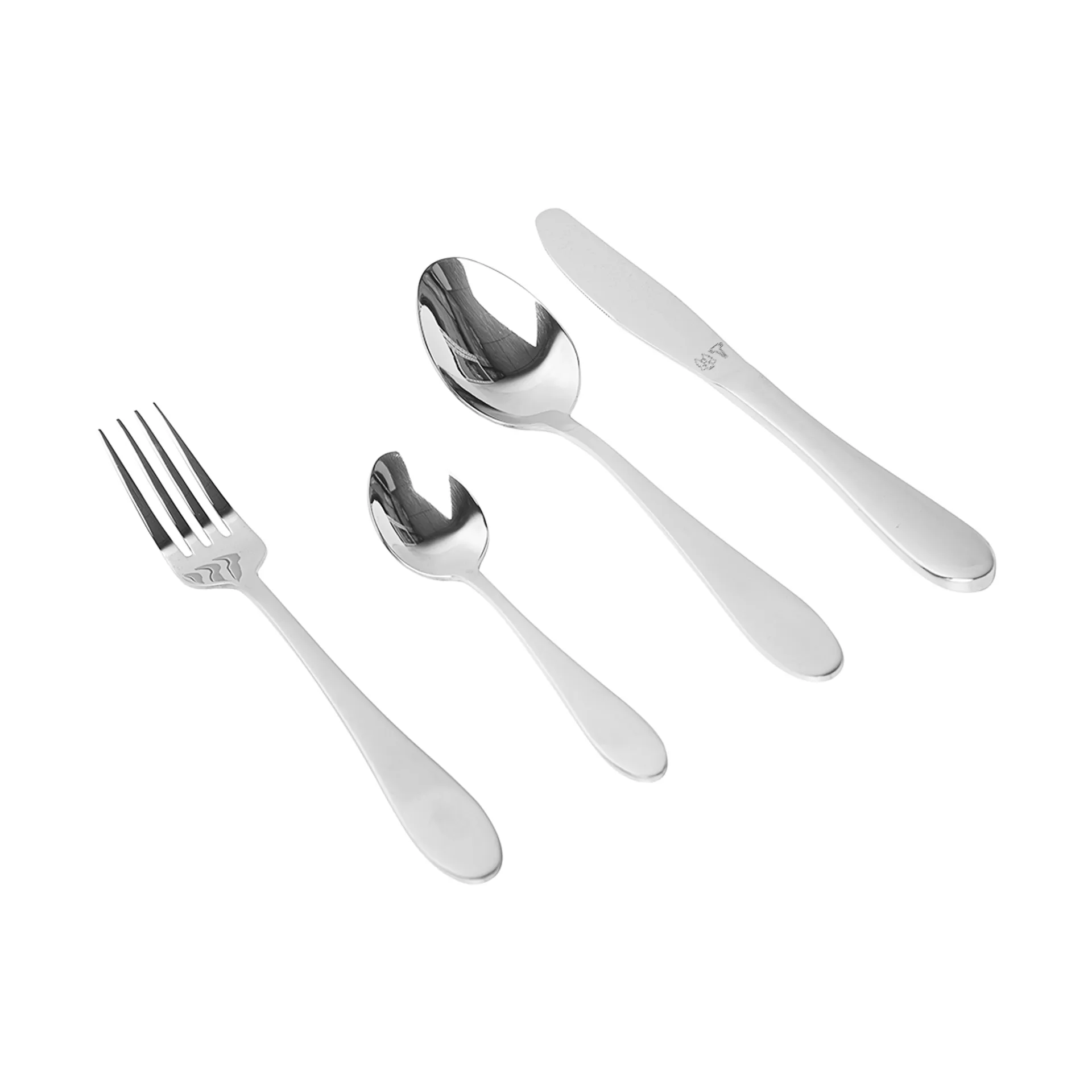 Nord cutlery 16 pieces, Polerat silver Vargen & Thor