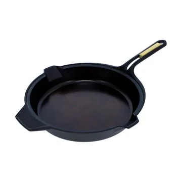 Signature Frying Pan Polished Cast Iron 30 cm - Black - Victoria