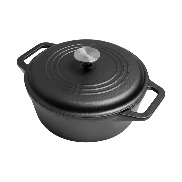 Victoria cast iron casserole, enamelled - 3.8 l - Victoria