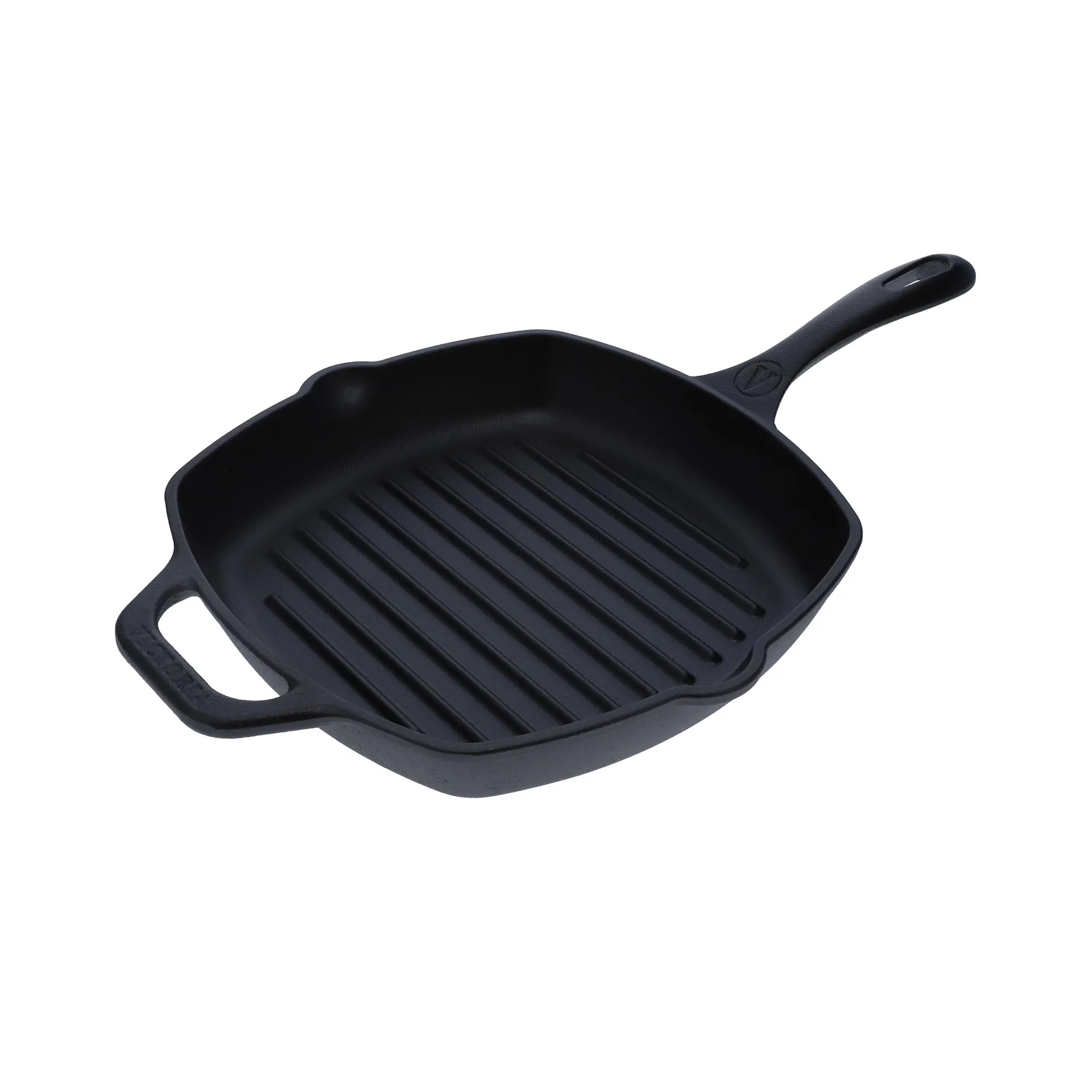 Victoria square grill pan cast iron enameled, 44.1x28.4 cm Victoria