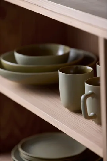 Shoku pasta bowl Ø21 cm - Pure Green - Villa Collection
