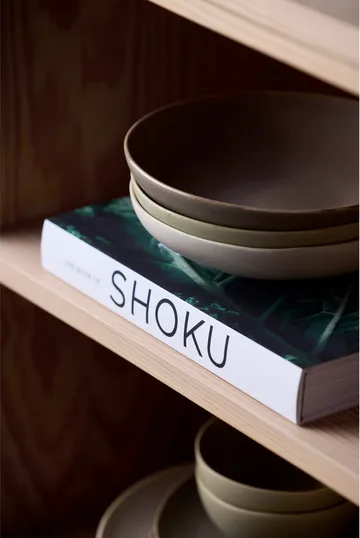Shoku pasta bowl Ø21 cm - Pure Green - Villa Collection