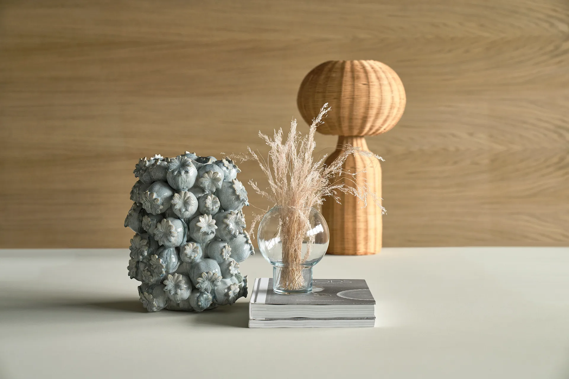 Vinka table lamp rattan - nature Ø30 cm, Natural Villa Collection