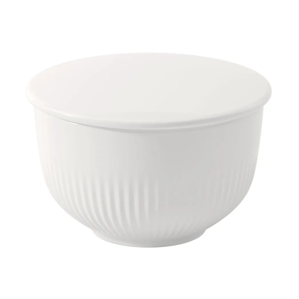 Afina sugar bowl 2 pieces, White Villeroy & Boch
