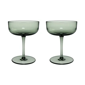 Like champagne glass coupe 10 cl 2-pack - Sage - Villeroy & Boch