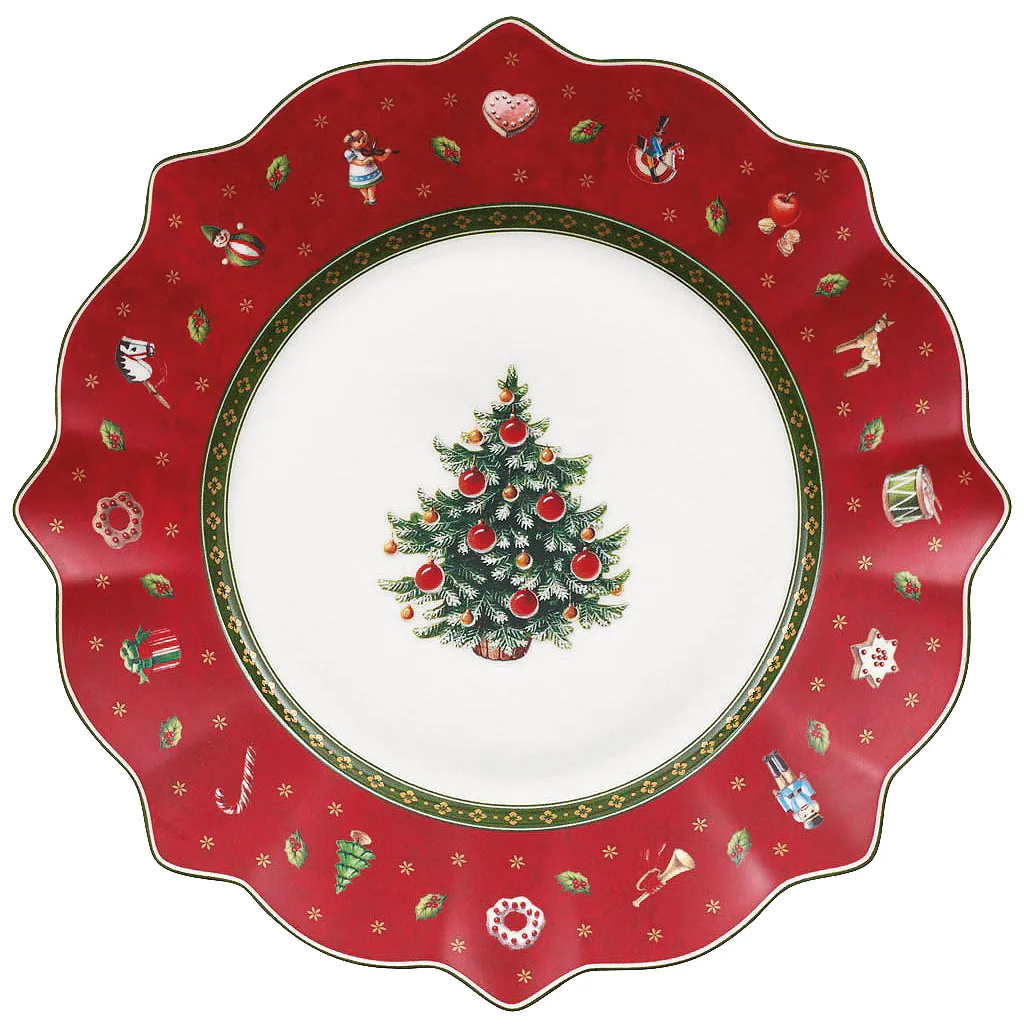 Toy's Delight plate Ø24.4 cm, White-red Villeroy & Boch