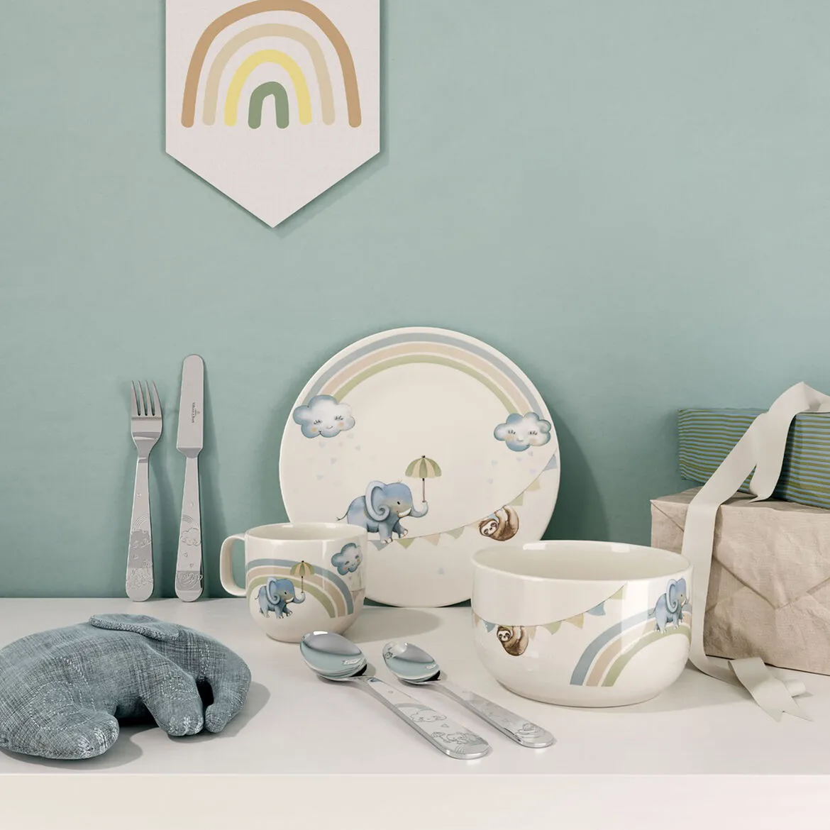 Walk like an Elephant muesli bowl Ø13 cm, Multi Villeroy & Boch