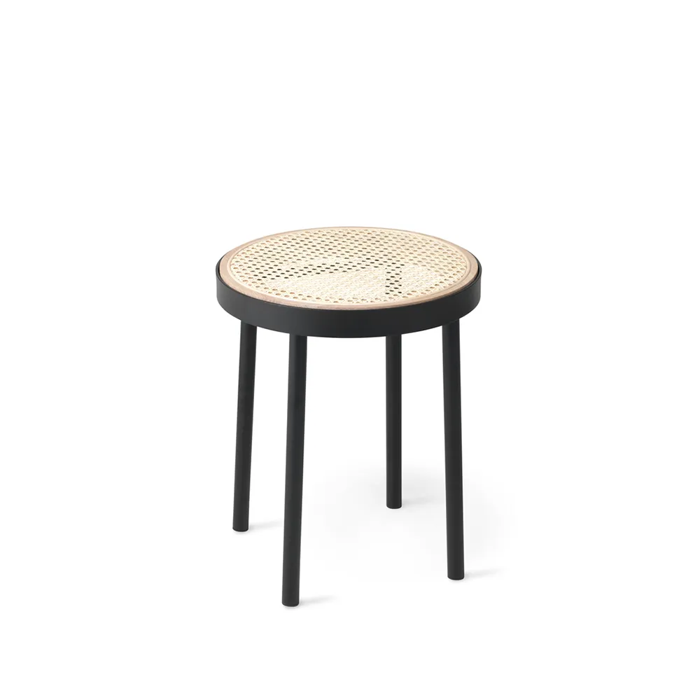 Be My Guest stool, Rattan, black steel legs Warm Nordic