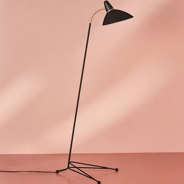 Lightsome floor lamp - Warm white, brass detail - Warm Nordic