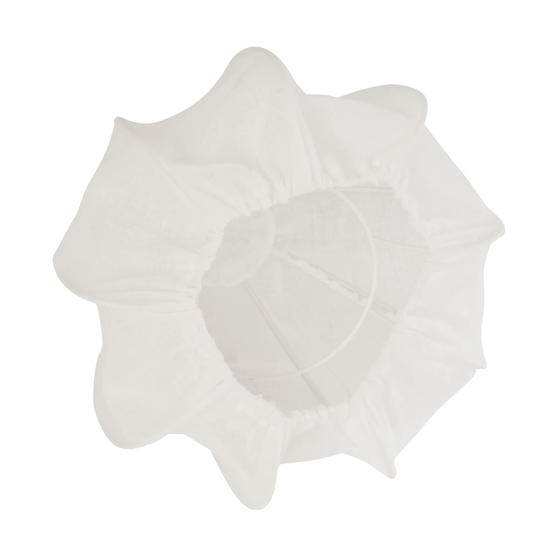 Anna ceiling light mini Ø30 cm, White linen Watt & Veke