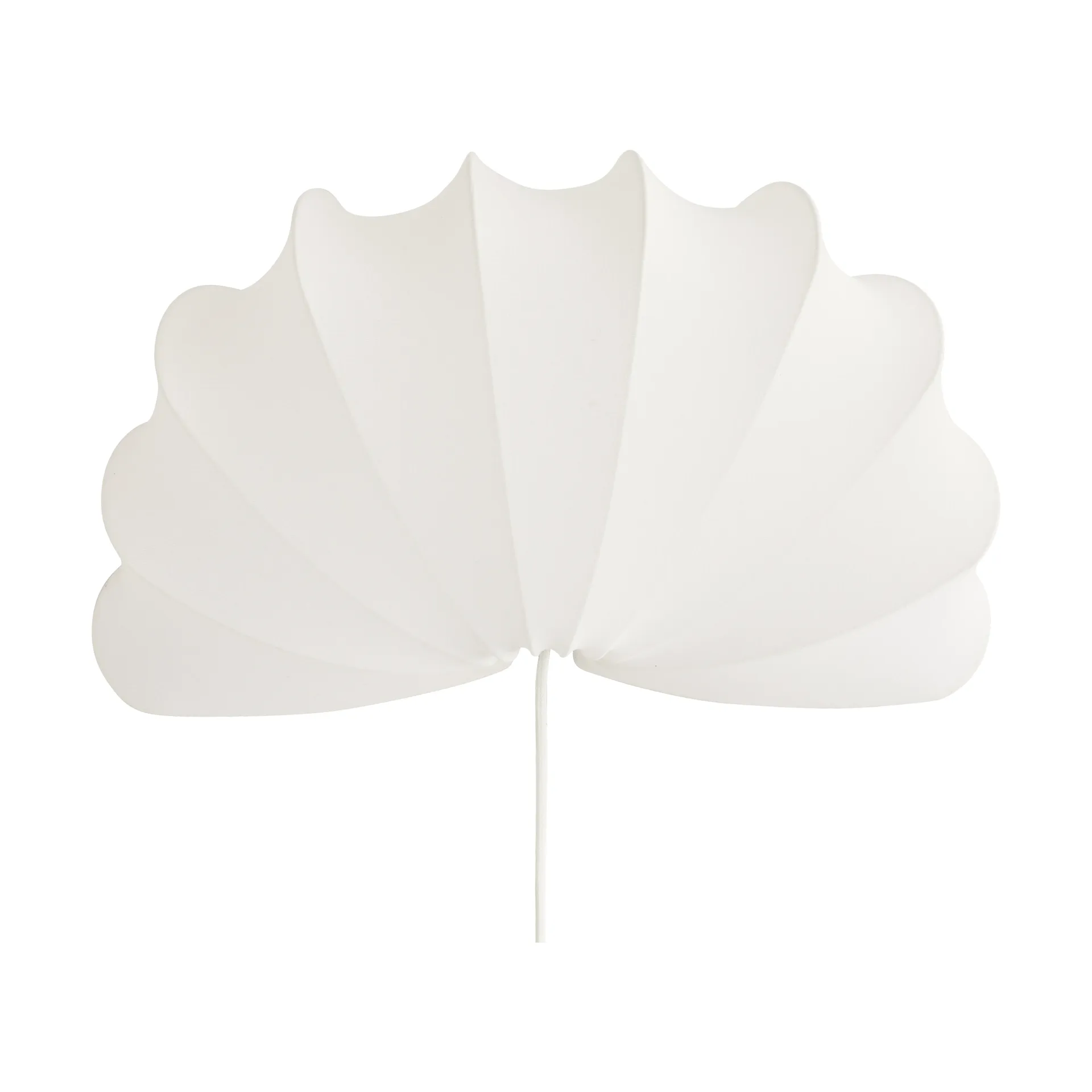 Anna wall lamp L 54 cm, White cotton Watt & Veke