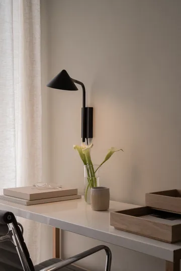 Kuro wall lamp - Black, Ø14x32 cm, wall - Watt & Veke