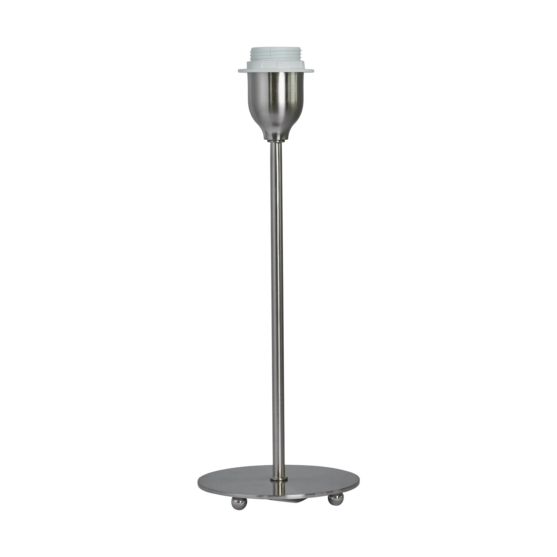 Line 35 lamp base, Matt chrome Watt & Veke