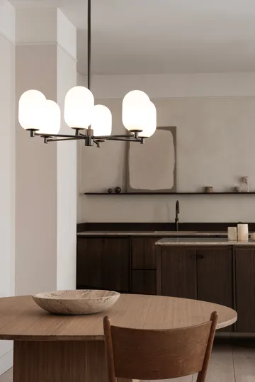 Noor chandelier Ø65 cm - White - Watt & Veke